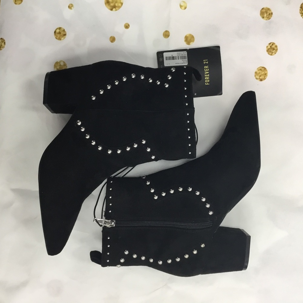 New suede booties